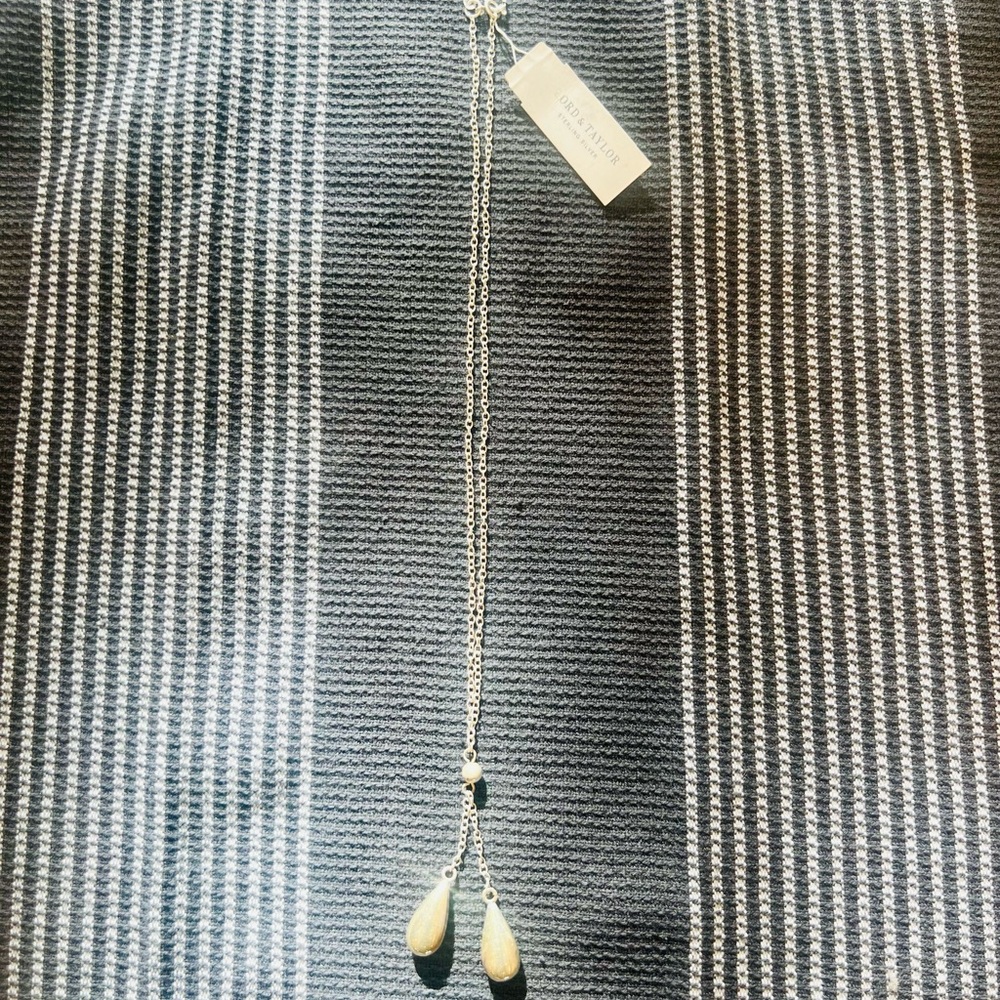 Sterling Silver Lord & Taylor Dangle Necklace - Women's Jewelry